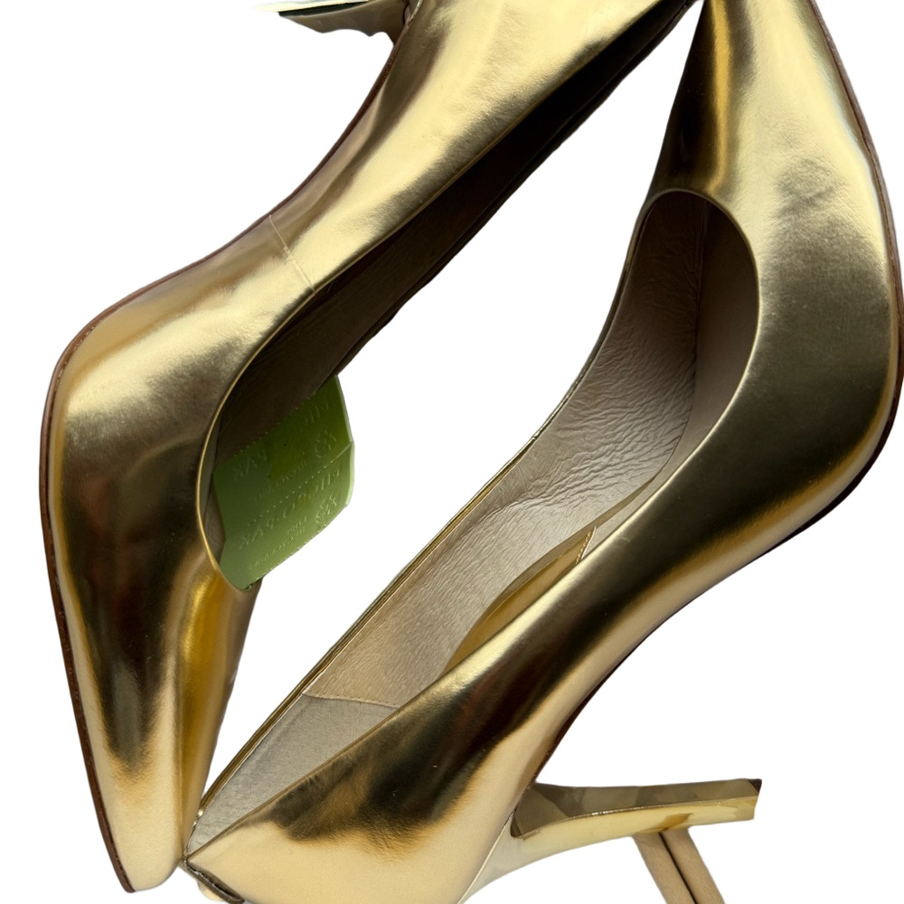 Michael Kors Women’s Elisa Pump Gold Size 8.5M